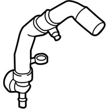 Ford Fusion Coolant Reservoir Hose - HP5Z-8286-A