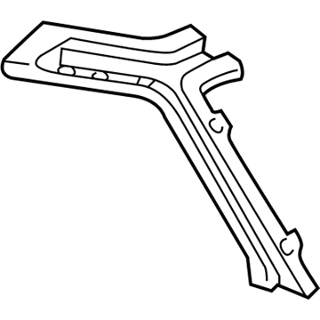 Ford 1C2Z-1502500-AA Pillar - Front Body
