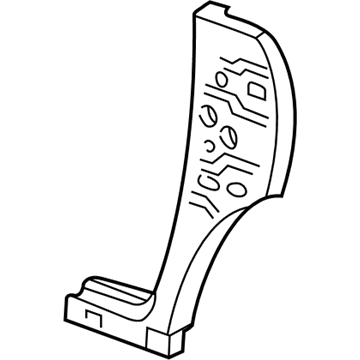Ford F7UZ-1522842-A Reinforcement Assembly - Door Hinge