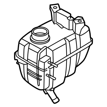 Ford MB3Z-8A080-A Tank Assembly - Radiator Overflow
