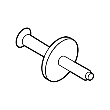 N1WZ-99404A42-A Ford Plate - Door Lock Striker Illustration 1 of 1