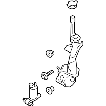 Ford EcoSport Windshield Washer Fluid Reservoir - GN1Z-17618-N