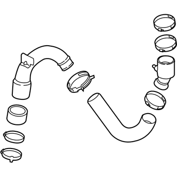 Ford F2GZ-6F073-F Tube - Outlet