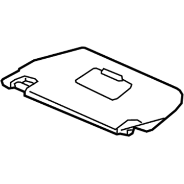 Ford DT1Z-6104105-NA Visor Assembly - Sun