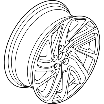 Lincoln LC5Z-1007-A Wheel Assembly