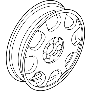 Lincoln LB5Z-1007-H Wheel Assembly