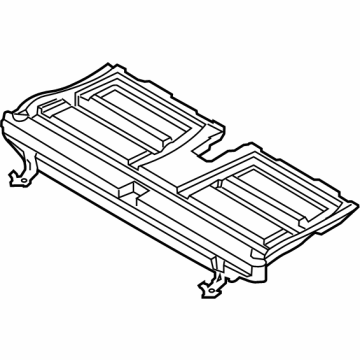 Ford LB5Z-7863160-A Frame And Spring - Rear Seat Cushion