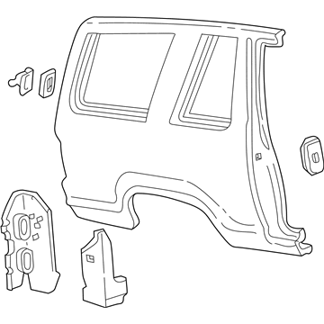 Ford 1L2Z-9827840-AA Member Assembly - Floor Side
