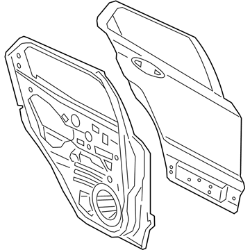 Ford GN1Z-7424630-K Door Assembly - Rear
