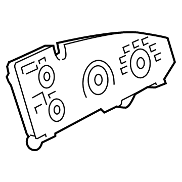Ford E-150 HVAC Control Module - 5C2Z-19980-AA