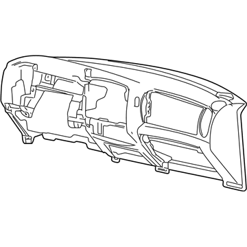 Ford XL5Z-1004320-BAA Panel - Instrument