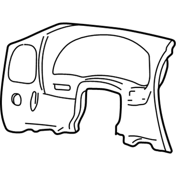 Ford 1L5Z35044D70AAA Panel - Instrument