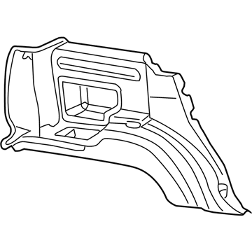 Mercury 3L2Z-7831012-BAC Trim Assembly - Quarter