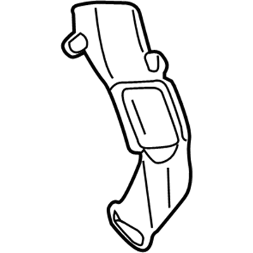 Mercury 1L2Z-18D352-AB Duct Assembly - Heater Outlet