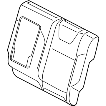 Ford GJ5Z-7866601-AC Cover Assembly - Rear Seat Back