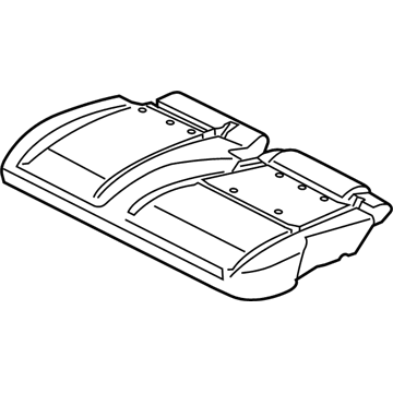 Ford CJ5Z-7863841-C Pad - Rear Seat Cushion