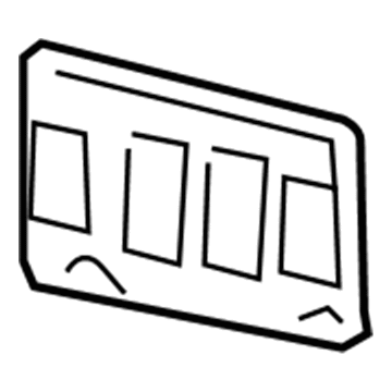 Lincoln 6L3Z-17A385-AAA Bracket - License Plate