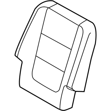 Ford BB5Z-7866600-GA Cover Assembly - Rear Seat Back