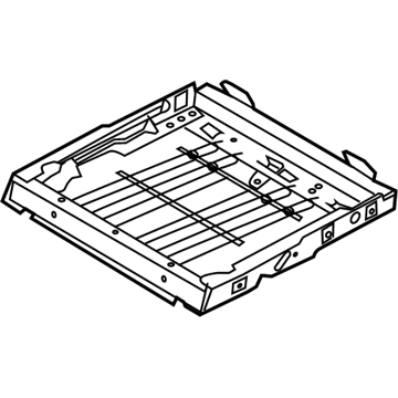 Ford BU5Z-9663160-C Frame And Spring - Rear Seat Cushion