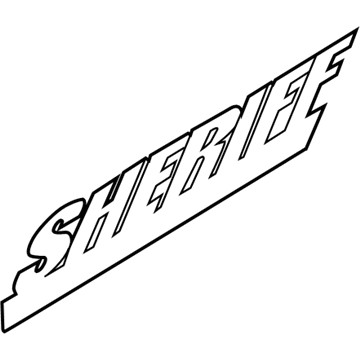Ford DB5Z-7820000-BA Decal - Stripe