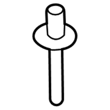 Ford -W705436-S300 Rivet - Plastic