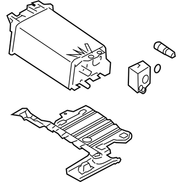 Ford 8G1Z-9D653-P Cannister - Fuel Vapour Storage