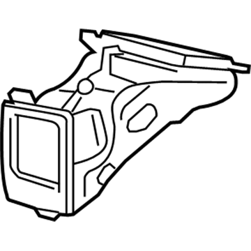 Mercury 6F2Z-19A618-AA Duct - Air