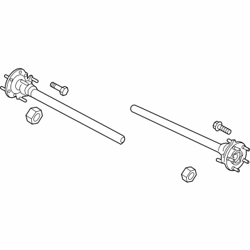 Ford MB3Z-4234-A Shaft Assembly - Rear Axle