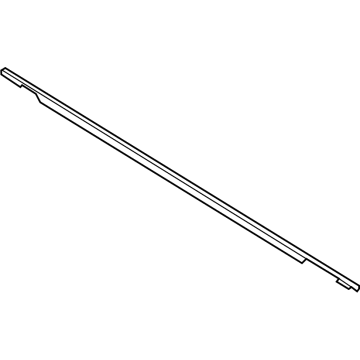 Lincoln JL1Z-7821452-A Weatherstrip Assembly - Door Window