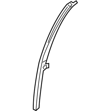 Lincoln 8T4Z-7825796-A Guide Quarter Window Glass