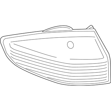 Ford D2BZ-13404-B Lamp Assembly - Rear, Stop And Flasher