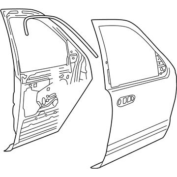 Ford 4L2Z-7820124-CA Door Assembly - Front