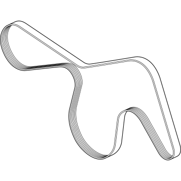 ML3Z-8620-H Ford V-Belt Illustration 1 of 1