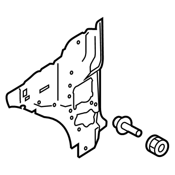 Ford HC3Z-2502038-D Panel Assembly - Cowl Side