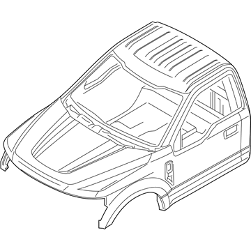 Ford LC3Z-25001B24-A Cab Assembly - Trimmed - Primed