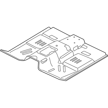 Ford 6L2Z-7811135-A Pan Assembly - Floor Front