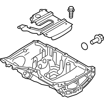 Ford 1S7Z-6675-D Pan Assembly - Engine Oil