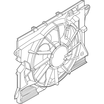 Ford PR3Z-8C607-B Motor And Fan Assembly - Engine Cooling