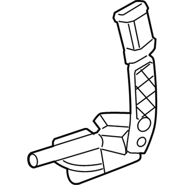 Ford 6L2Z-7861203-AB Buckle Assembly - Seat Belt