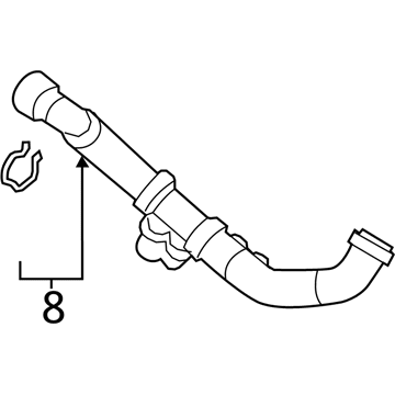 Ford BL3Z-8286-D Hose - Radiator