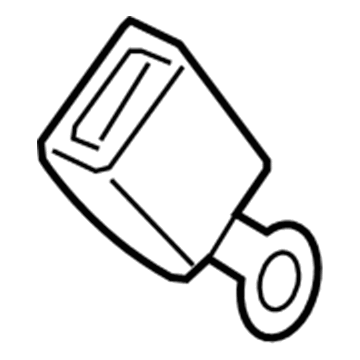 Ford BB5Z-7860044-AC Seat Belt Assembly