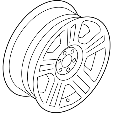 Ford 4L3Z-1007-AA Wheel Assembly