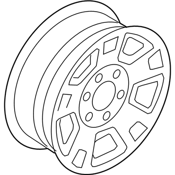 Ford 4L3Z-1007-AB Wheel Assembly