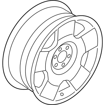 Ford 5L3Z-1007-GA Wheel Assembly