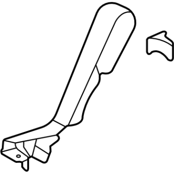 M2DZ-78666L76-AA Ford Side Cover, Rear Passenger Side Illustration 1 of 1