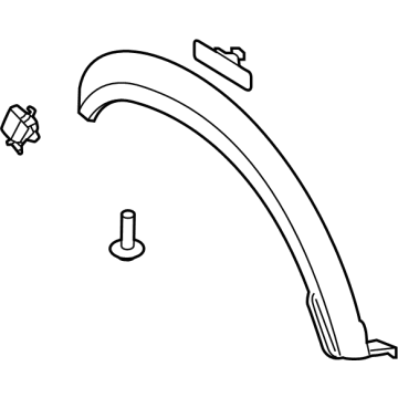 ML3Z-16038-AC Ford Moulding Illustration 1 of 1