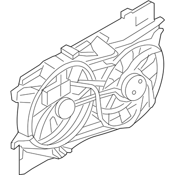 Ford CT4Z-8C607-B Motor And Fan Assembly - Engine Cooling