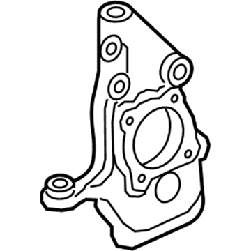 Ford 5W1Z-3K186-A Knuckle - Front Wheel