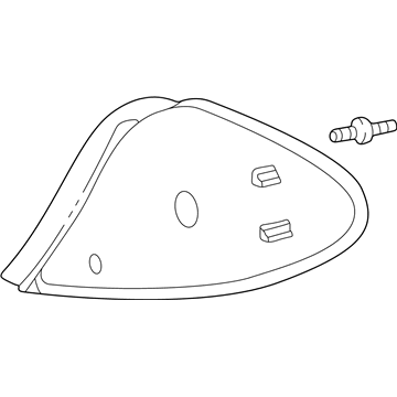 Ford 5F1Z-13404-A Lamp Assembly - Rear, Stop And Flasher