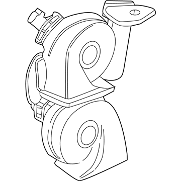 Ford DT1Z-13832-C Horn Assembly